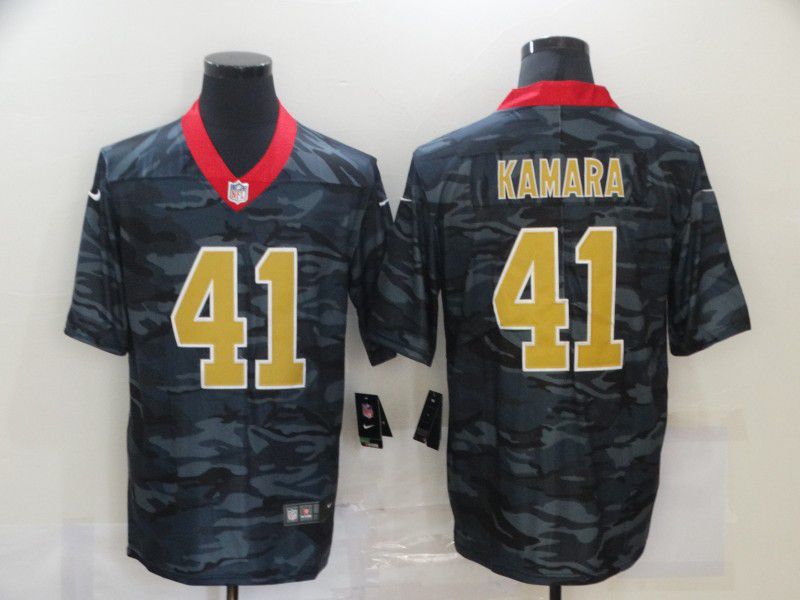 Men New Nike New Orleans Saints 41 Kamara 2020 Nike 2ndCamo Salute to Service Limited